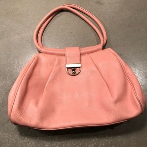 ⭐️ Trina Turk leather pink purse